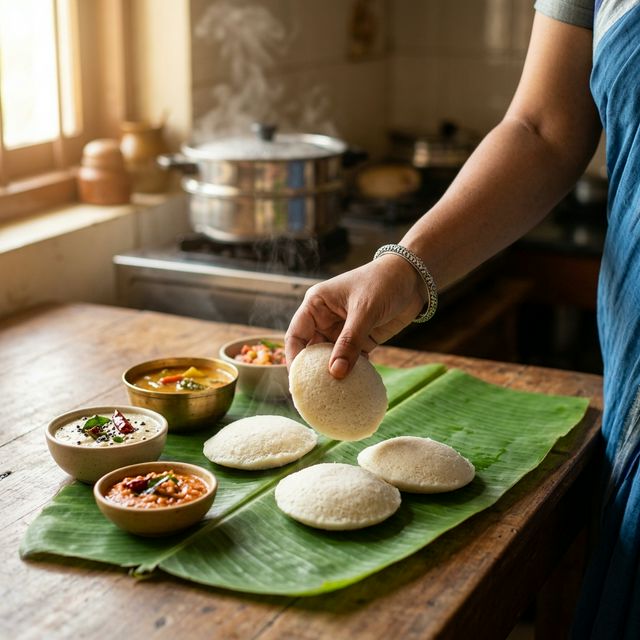 Authentic South Indian Food Serving - Thulir Kitchen Story